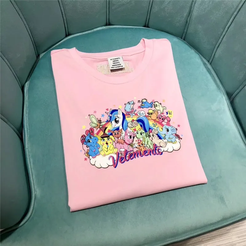 Мужские и женские футболки с вышивкой повседневные Большие оверсайз