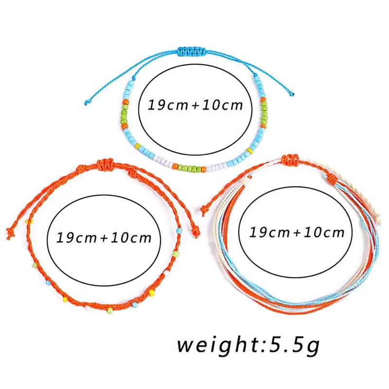 3 шт./1 комплект женские браслеты на ногу | Украшения и аксессуары