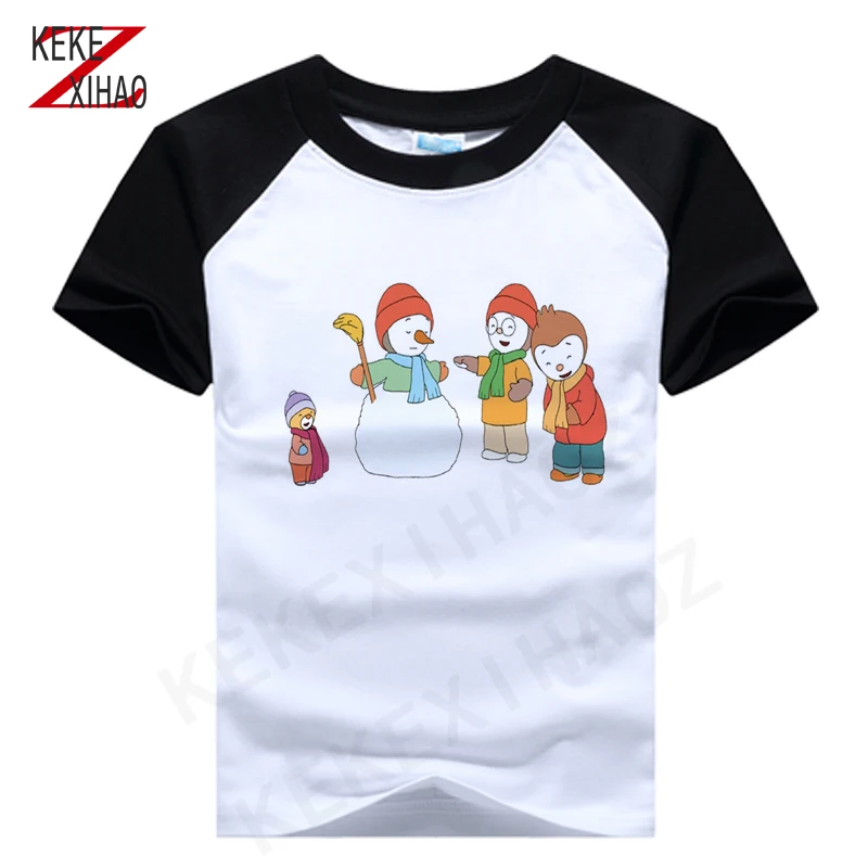 

Charlie Et Dudu Boys And Girls Short Sleeved T-shirts Children Summer Clothes White Tshirt Kids 2020 New Girls Tee Boys Tee 0512
