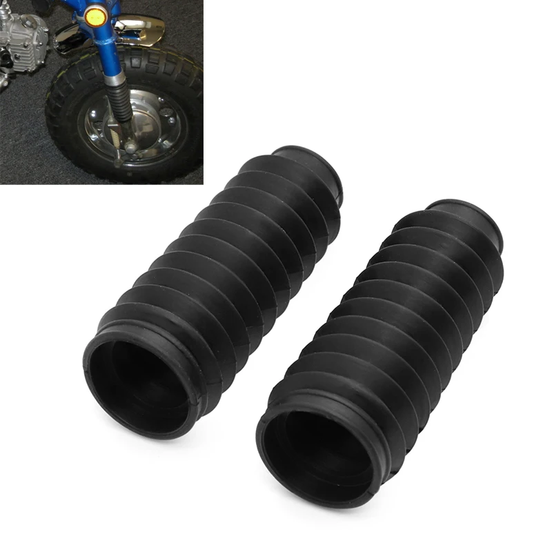 Motorcycle Rubber Front Fork Boot Gaiters Sleeve For Honda Z50 Z50A Mini Trail CT70 CT70H C70 K1 K2 K3 K4 K5 K6 51505-064-010B