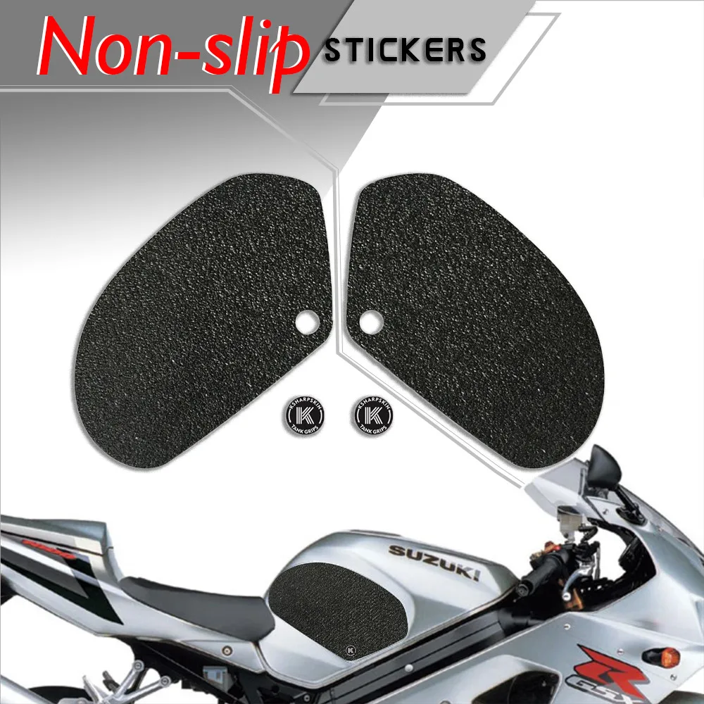 

For Universal Motorcycle Non-slip Sticker Grips Protector Sticker Decal Gas Knee Grip Tank Traction Pad SUZUKI 03-04 GSX-R1000