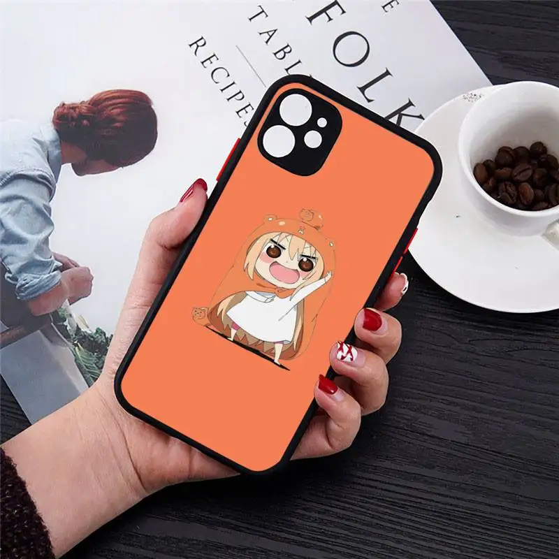 

cute Umaru chan Anime Doma Umaru Phone Case Matte Transparent for iPhone 7 8 11 12 s mini pro X XS XR MAX Plus cover funda