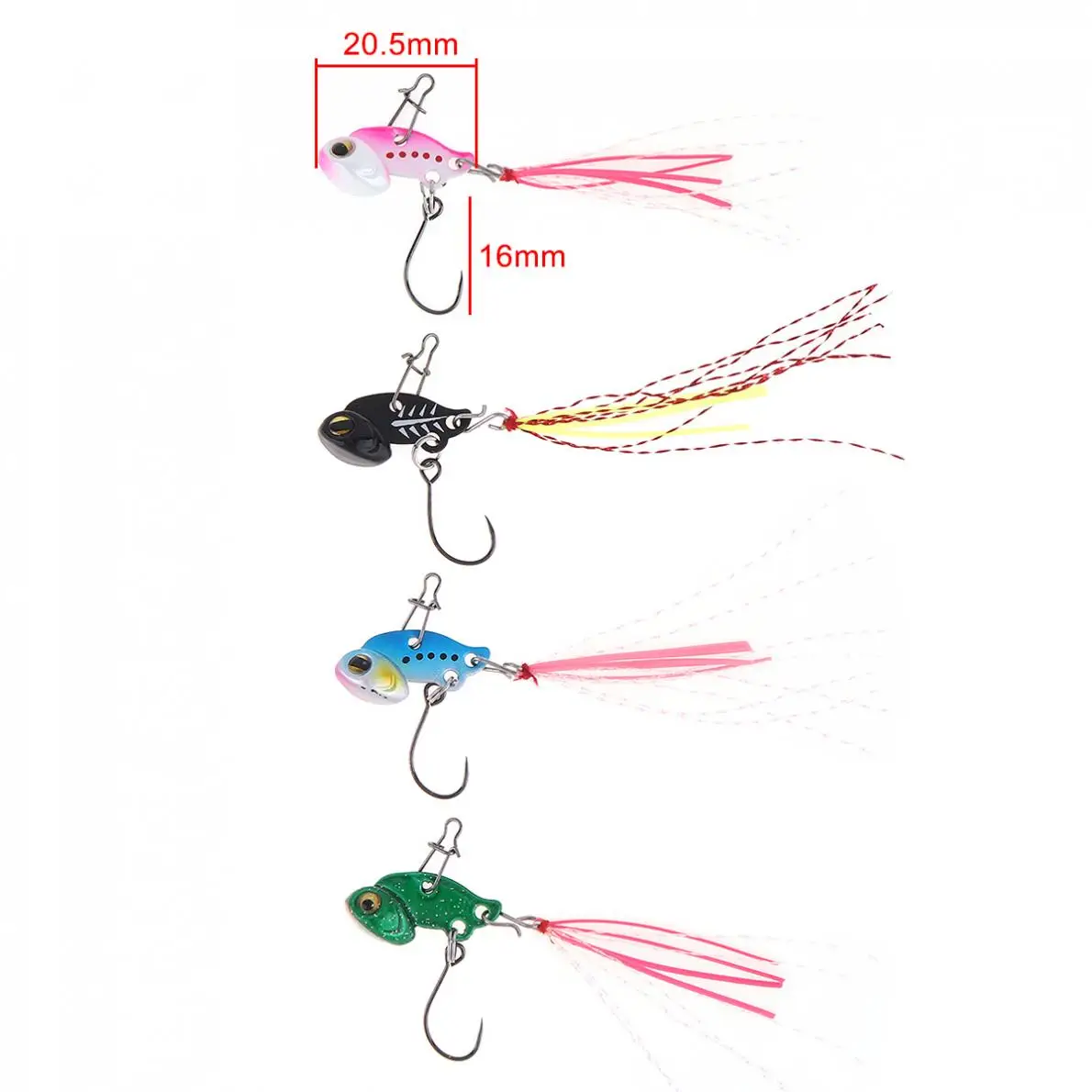 Миниатюрная свинцовая медная металлическая Рыболовная Приманка VIB 3g жесткая