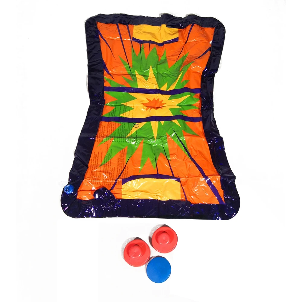 ПВХ яркий цветной детский хоккейный водный коврик спрей Детский игровой для