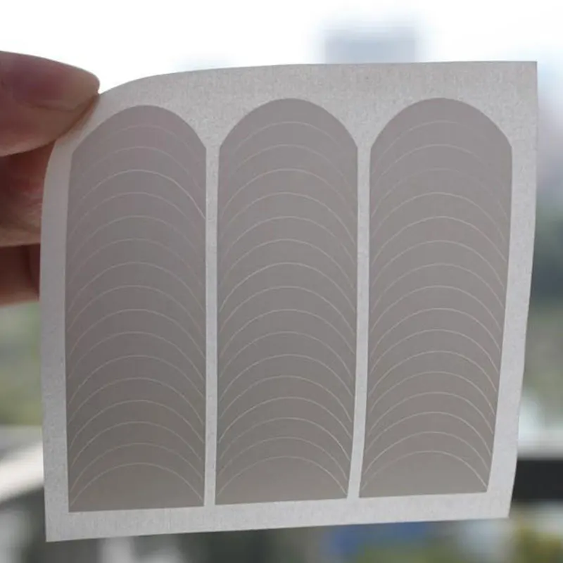 1 Sheet White French Manicure Strip Nail Art Form Fringe Guides Sticker DIY Line Tips Nail Stickers Manicure Strip Nail Art Form