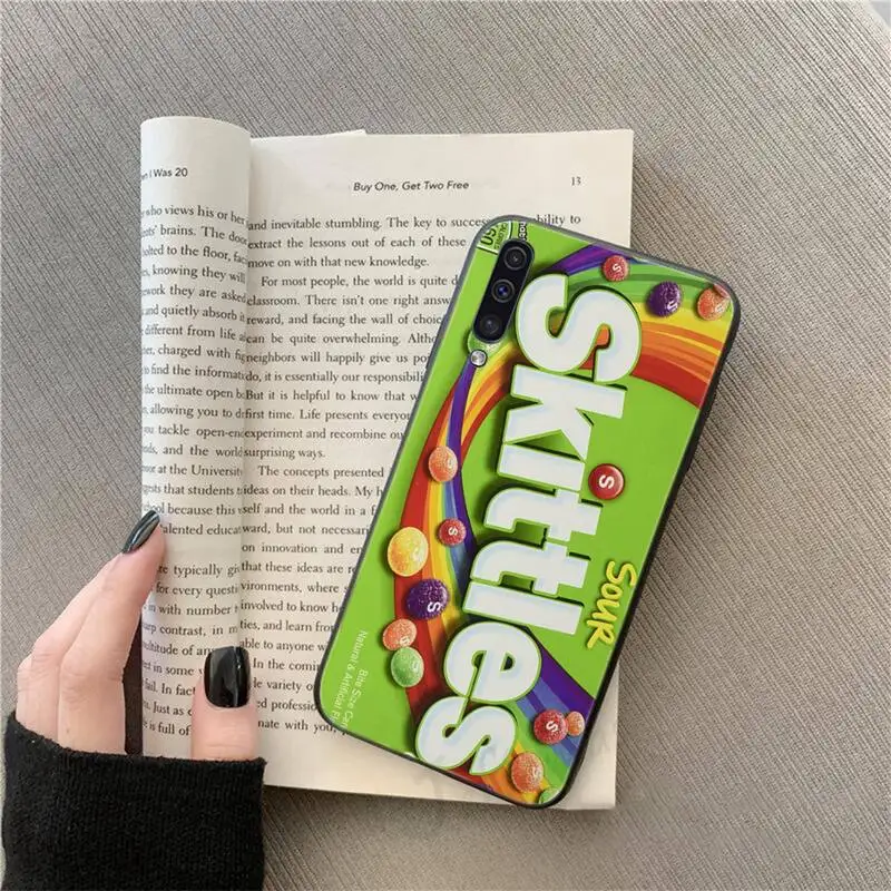 

Skittles Sweet Sour Fruit Candies Phone Case For Samsung galaxy S 9 10 20 A 10 21 30 31 40 50 51 71 s note 20 j 4 2018 plus