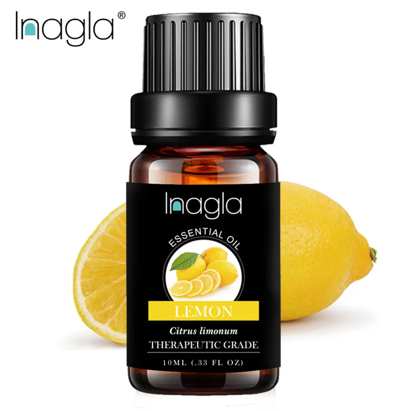 Эфирные масла Inagla Lemon 10 мл 100% чистые натуральные Горячие эфирные для ароматерапии