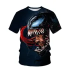 Детская футболка для мальчиков Чудо-яд 3D мультяшный принт Kawaii Мужская футболка оверсайз Футболка красивая одежда