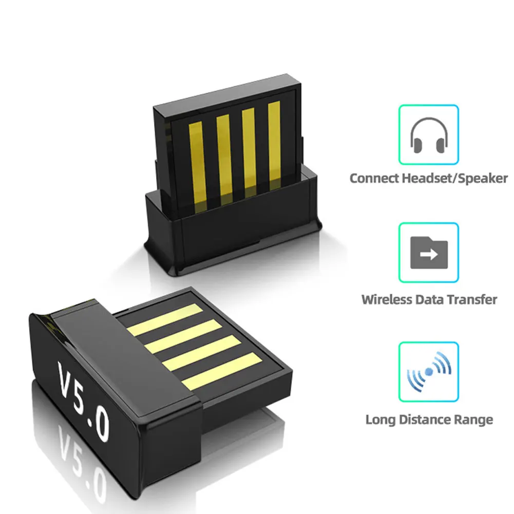 USB Bluetooth адаптеры BT 5 0 беспроводной компьютерный адаптер аудио приемник