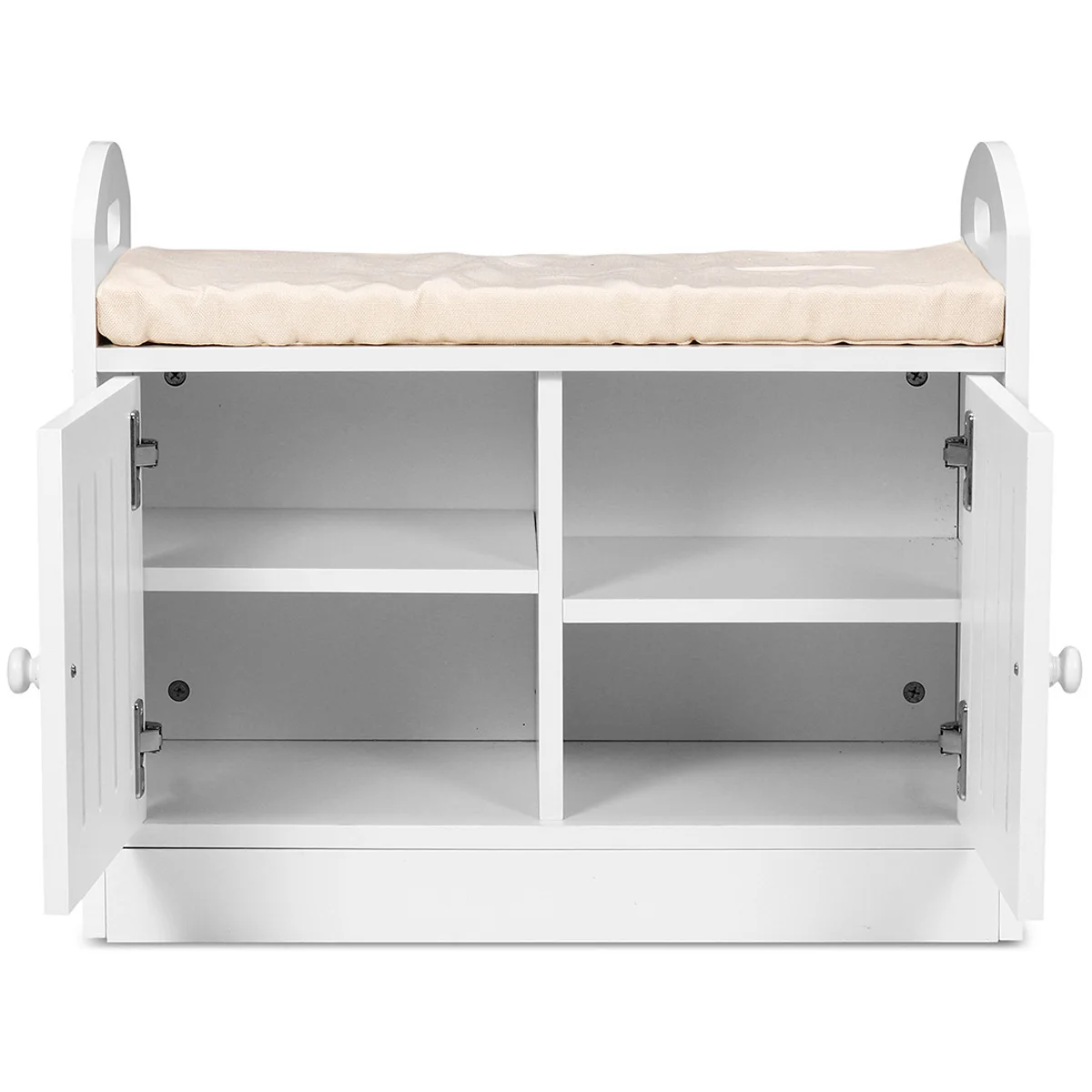 

Shoe Cabinet Entryway Wood Shoe Storage Household Shelf Shoe Bench Furniture Hallway Shoe Cabinet Hallway Shoe Bench 60*30*50cm