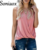 sexy women summer sling new solid color v neck bottoming ladies high street all match small vest casual sleeveless tanks tops