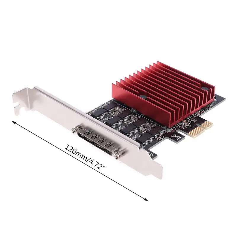 8-портовый преобразователь H7JA с PCIE на DB9 RS232 контроллер последовательной