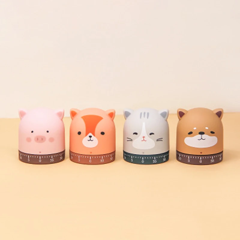 Animal Shaped Kitchen Timer Home Alarm Clock Reminder Helper Accessories 60 Minutes Auto For Cooking Baking Frying |