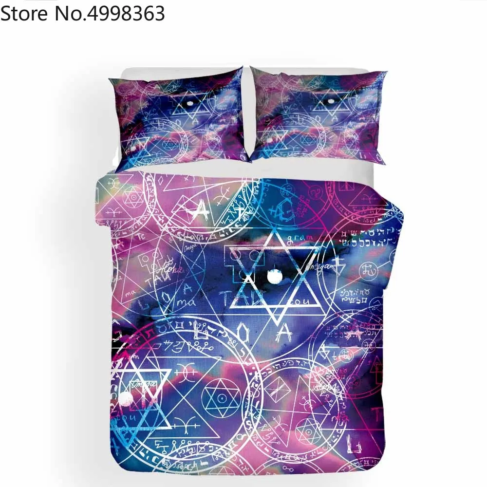 2/3 шт. Комплект постельного белья с геометрическим рисунком винтажный комплект