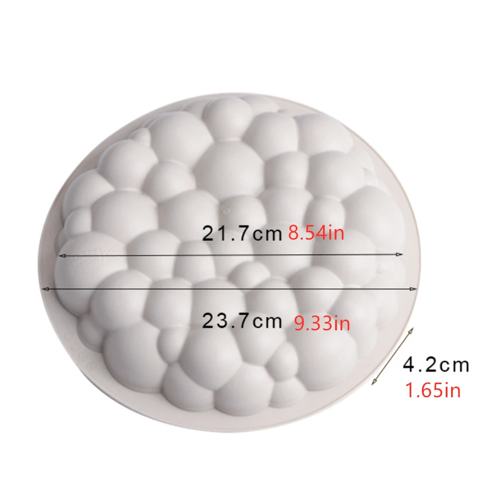 Круглая силиконовая форма в форме облака пузыря для торта мусса десертов