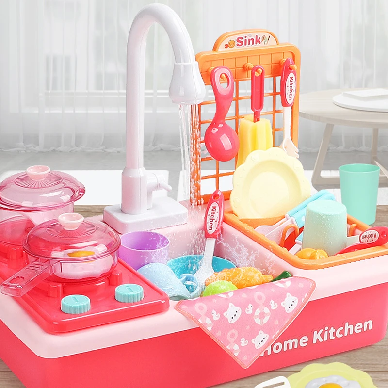 Детская имитация кухонного игрового домика набор для раковины роскошная игрушка