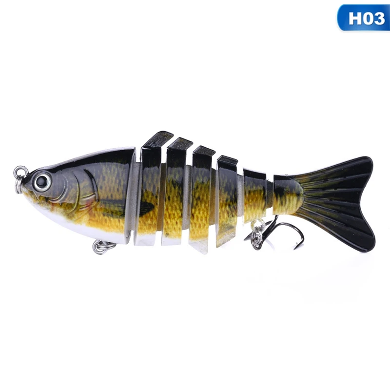 

1 Box Of Lure Plastic Multi-section Artificial Fake Fishing Lure 10CM Length 15.4G Weight