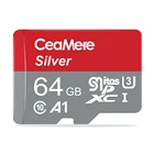 Карта памяти CeaMere 2 шт. Clas6 U3 Micro 32 Гб 128 Гб 64 Гб sd карта класс 10 Флэш-карта памяти Micro TF карты sd для планшета