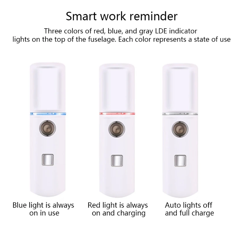 Портативный увлажнитель воздуха USB Перезаряжаемый распылитель арома диффузор с