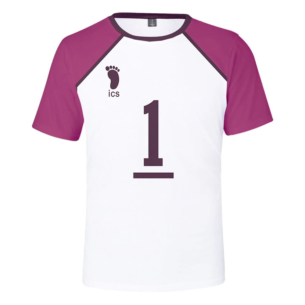 

Hot Sale Men's Tshirt Haikyuu Same Paragraph Track T shirt Quick-drying Clothing Parent-Child T-shirts Volleyball Sportswear