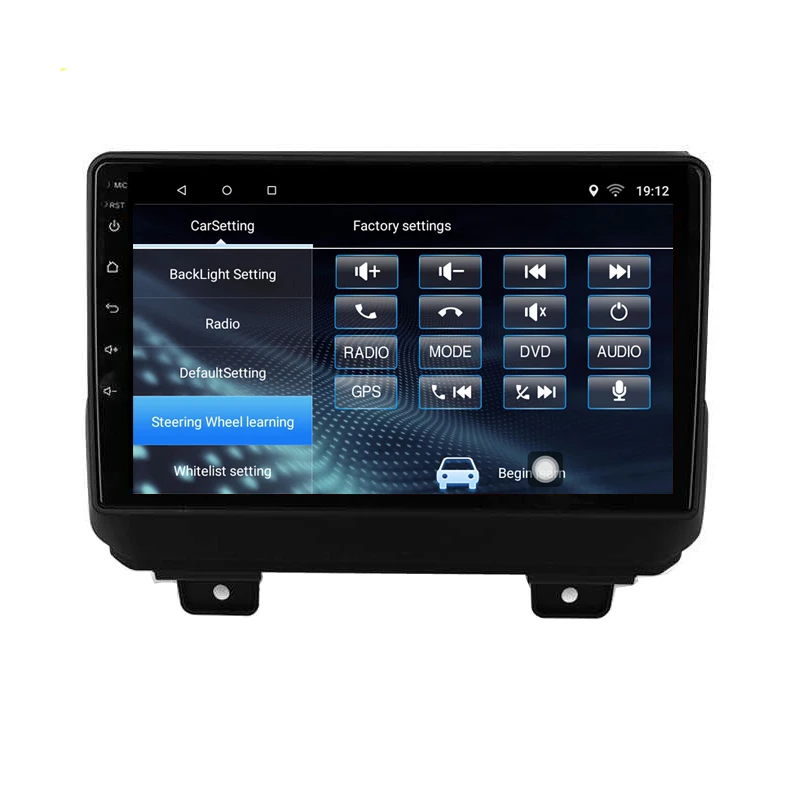 

android 10.0 car radio auto stereo for Jeep Wrangler 4 JL 2018 2019 navigation GPS DVD Multimedia Player