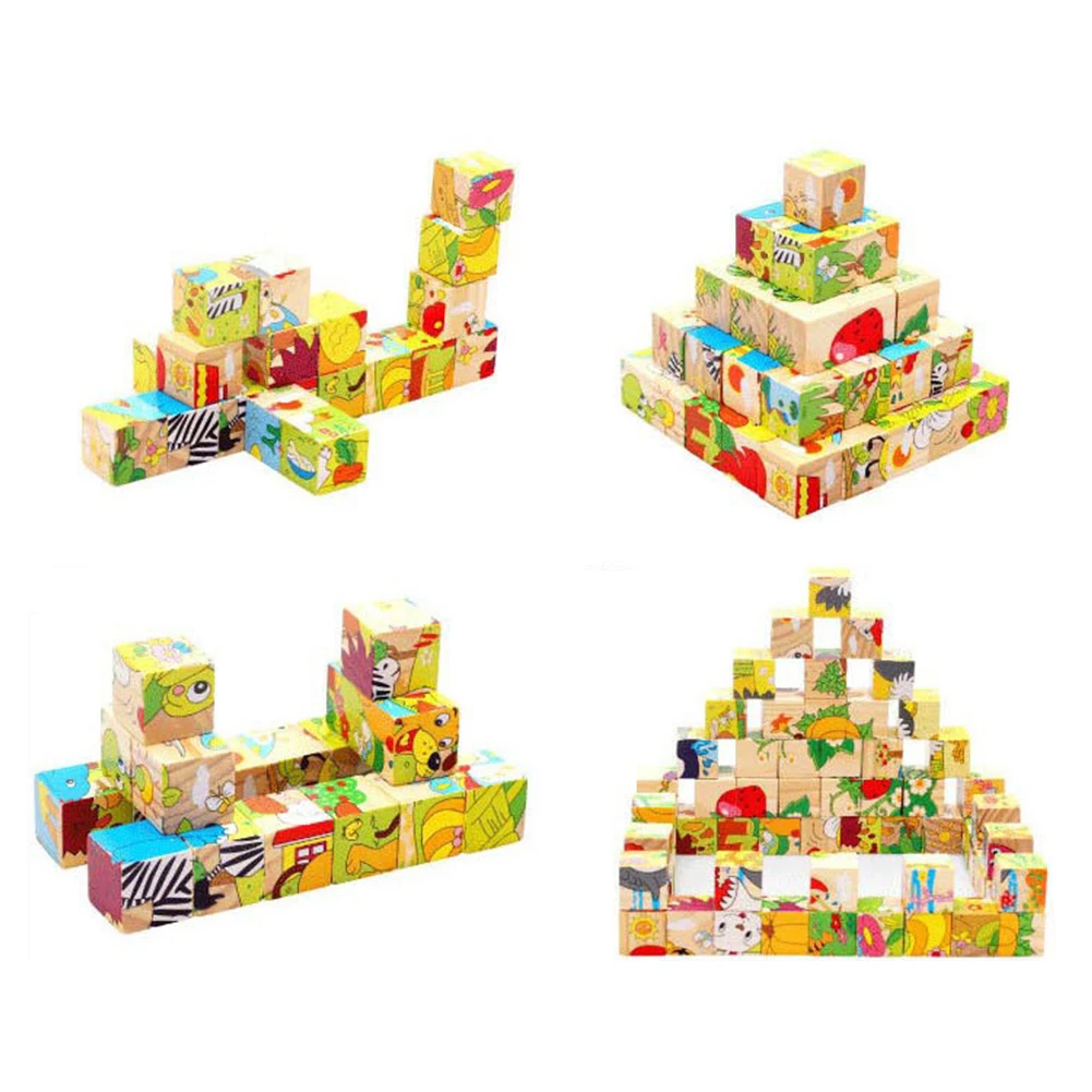 Картина с шестью лицами 3D пазл игрушки детская игрушка для раннего