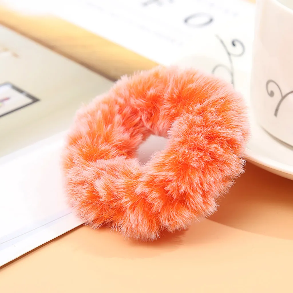 8 шт. резинка для волос Эластичные бархатные Однотонные резинки для волос для женщин или девочек аксессуары для волос прочный ремешок из резины Очаровательная 30H