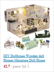 Кукольный дом мебель Diy Миниатюрный 3D деревянный набор миниатюрных моделей украшения Кукольный домик игрушки для детей подарок Сэм кабинет