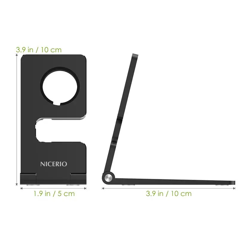 NICERIO металлический алюминиевый держатель зарядного устройства для Apple Watch