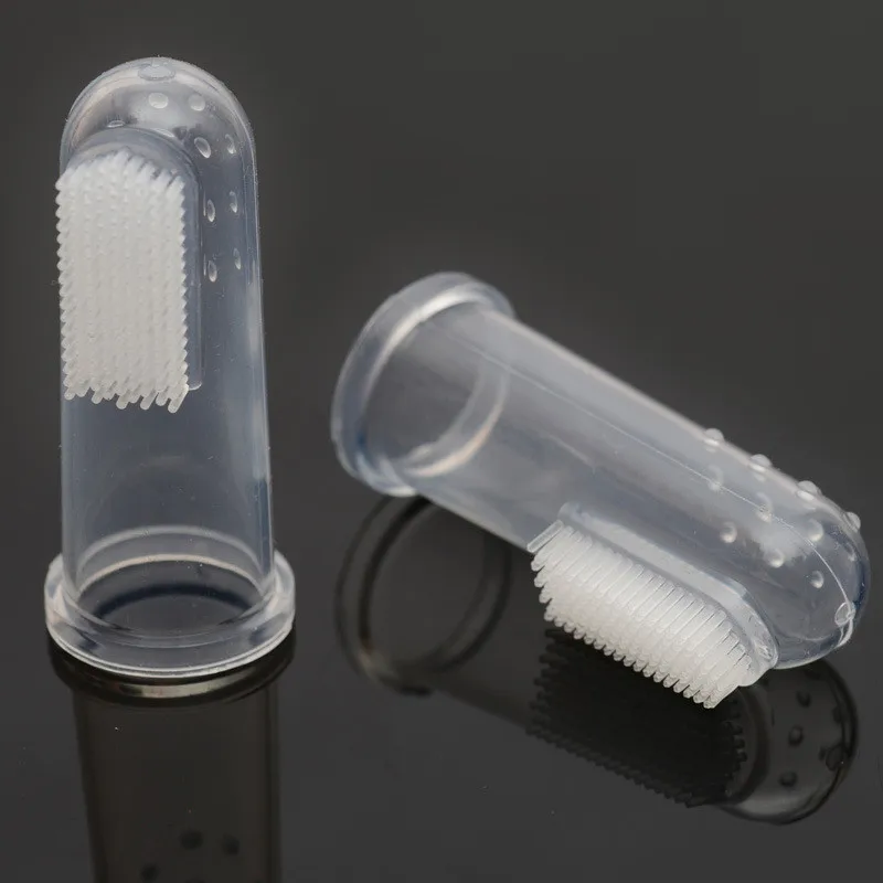 Новая мода Pet Finger зубная щетка Тедди Щетка для собак неприятный воздух зубной камень уход за зубами собака кошка чистящие средства Мягкая зубная щетка хорошая