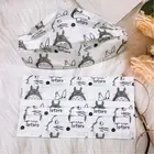 Мультяшные одноразовые маски My Neighbor Totoro со сборкой для лица аниме взрослые дети 3-слойные расплавленные дышащие защитные маски