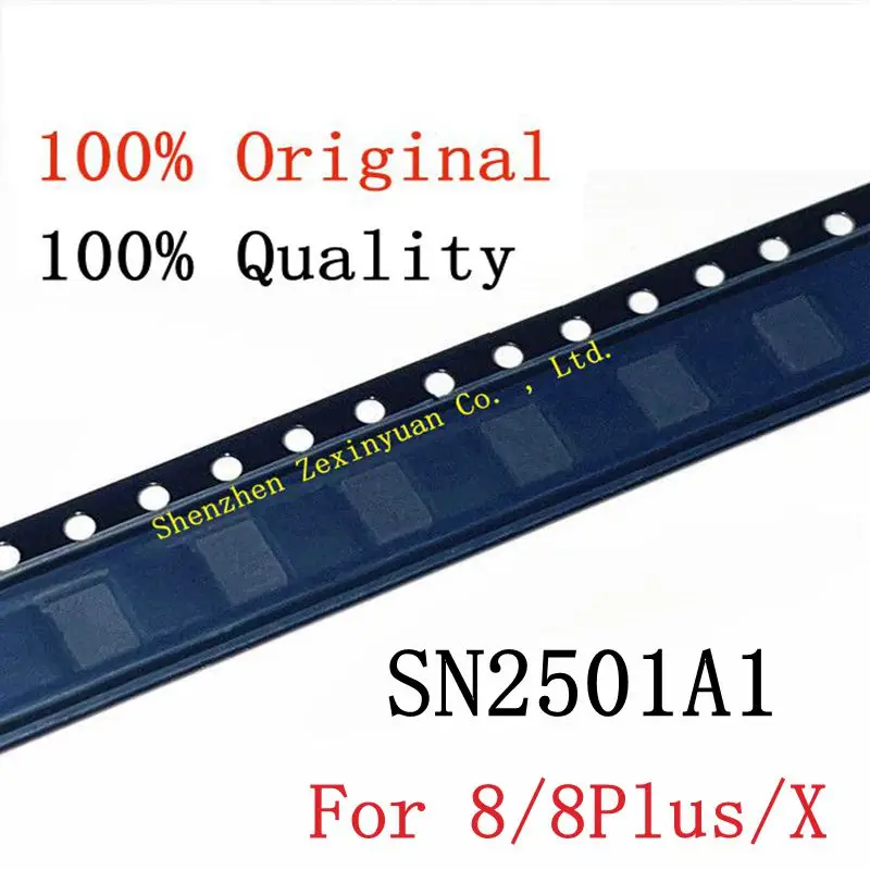 

30 шт./лот 100% оригинальный SN2501A1 SN2501 для iphone x 8 8plus зарядное устройство IC чип