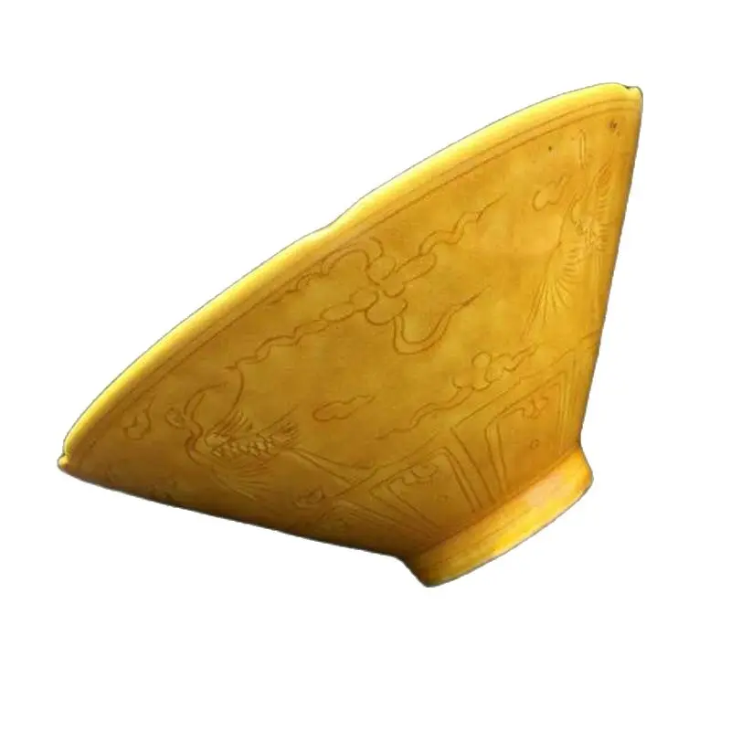 Бутиковый павильон сине-белая чаша с цветком лотоса античный фарфор подарок для