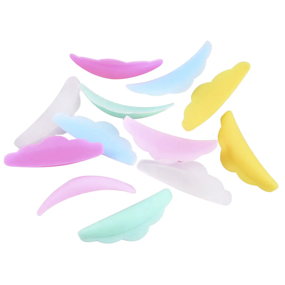 Набор силиконовых накладок для завивки комплект из 5 пар аксессуаров расческа