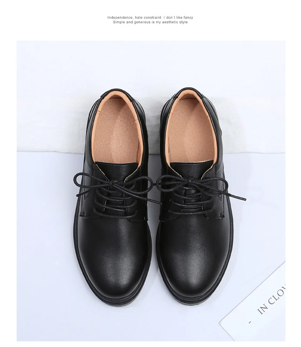 EOFK/модные черные кожаные туфли; женские мокасины; Chaussures; дизайнерские туфли на плоской подошве со шнуровкой; женские туфли-Дерби; Mujer