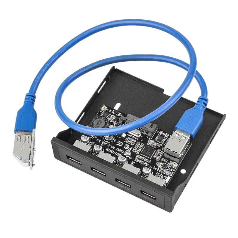 

Pci-E к Usb 3,0 Pc Передняя панель Usb расширения карты Pcie Usb адаптер 3,5 дюйма Кронштейн передней панели Pci Express X1 Riser