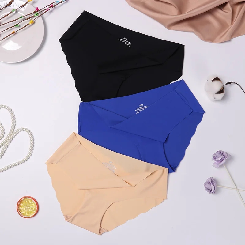 style 15 Однотонные бесшовные трусики, трусики с низкой посадкой, женские сексуальные трусы, женские трусики, плюс размер, нижнее белье, нижнее белье, ультра-тонкие, новинка - Цвет: style 15