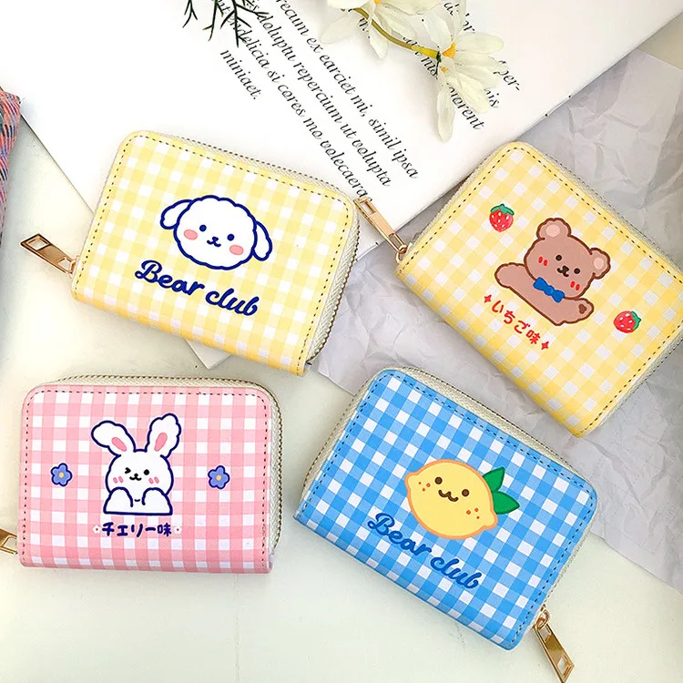 

Кошелек MINKYS Kawaii из полиуретана, водонепроницаемый, 11 бит, для автобусных карт, держатель для карт, школьный, для хранения карт, детский подар...