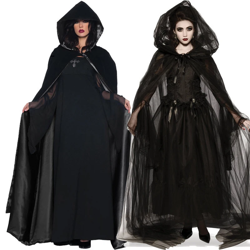 Новые костюмы на Хэллоуин для женщин Death ад ведьма демон вампир форма черное