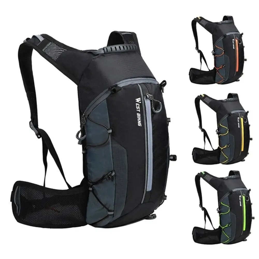 

Pratical Climbing Backpack 10L Hydration Dustproof Waterproof Cycling Backpack Universal Breathable Bicycle Bag for WEST BIKING