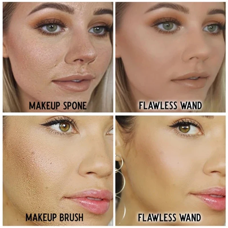 Портативная шестиугольная Кисть для макияжа Жидкая Основа Безупречная кисть