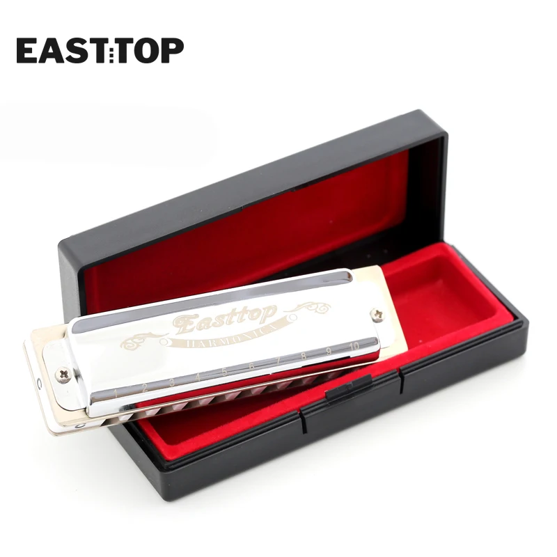 EASTTOP T008 10 отверстие Расширенный гармоника рот орган профессиональная Губная