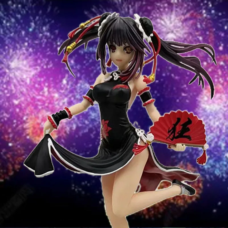 

2021 New Action Figures By Kurumi Tokisaki Japanese PVC Anime With Life Date Mini Toy Figures Collection Gifts