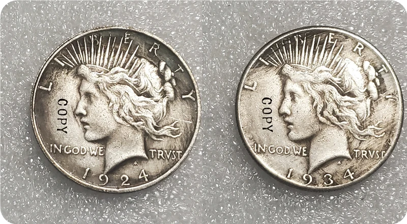 Бэтмен Темный рыцарь Харви два лица монета (1924/1934) копия памятных монет-копии