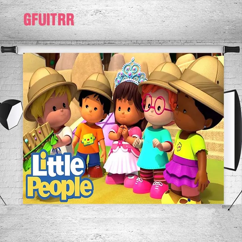 

GFUITRR фоны для фотосъемки маленьких людей Дети День рождения Фото фоны на заказ вечерние декоративные Баннеры Плакаты фото реквизит