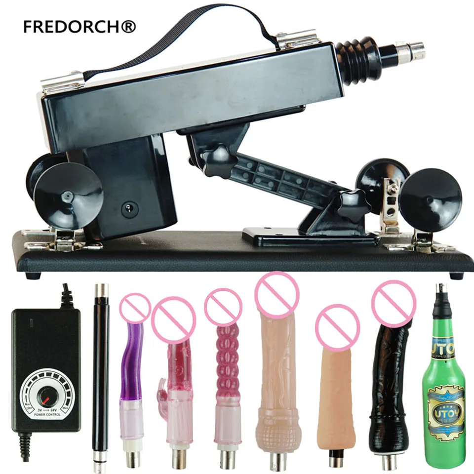 FREDORCH секс машина с 6 спецификациями фаллоимитатор и зеленая мастурбационная