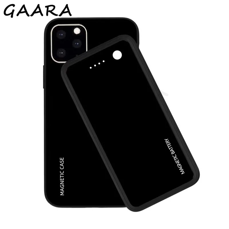 5000mAh Battery Charger Case for iPhone 11 Pro Wireless Magnetic Powerbank Cover for iPhone 11 Pro Max Gradient Power Case coque