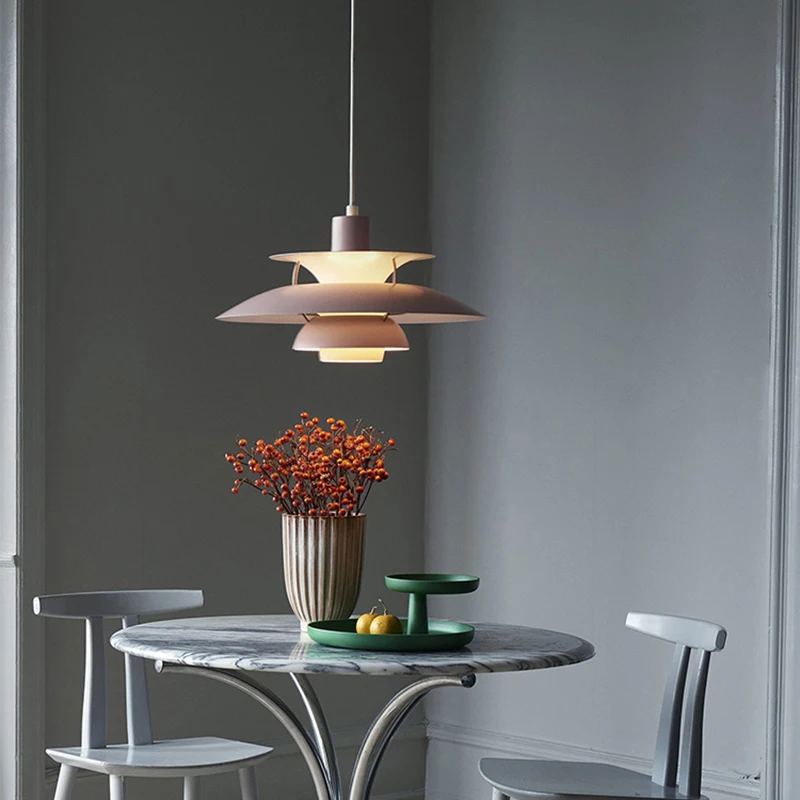 

Modern Nordic Danish designer Pendant Light restaurant bedroom Colorful Umbrella Led Suspend Lamp soft deco Lighting Fixture
