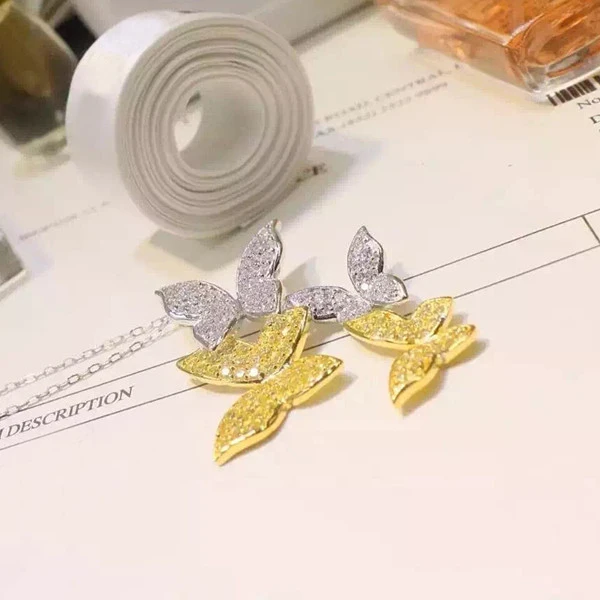 Ожерелье из серебра 925 пробы с фианитами|designer necklace|fashion necklacenecklace designer |