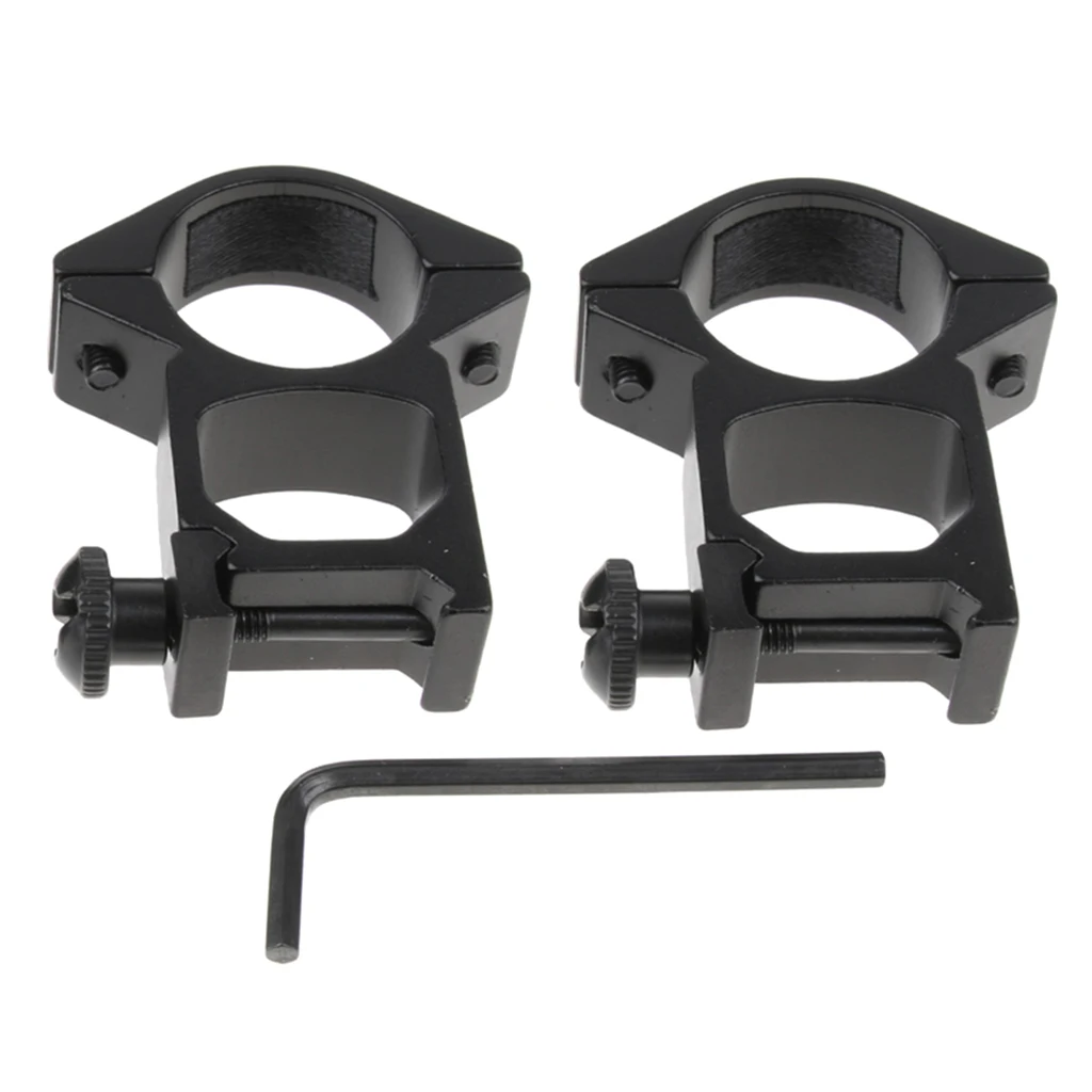 

1'' High Profile Scope Rings 20mm Picatinny/Weaver Rail 25.4mm